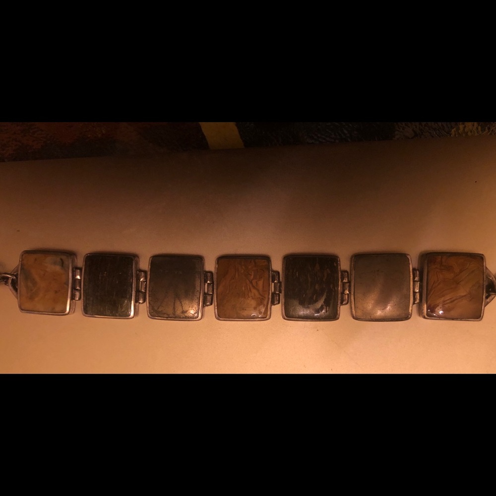 Vintage Multi Stone Classic Looking Bracelet - image 3